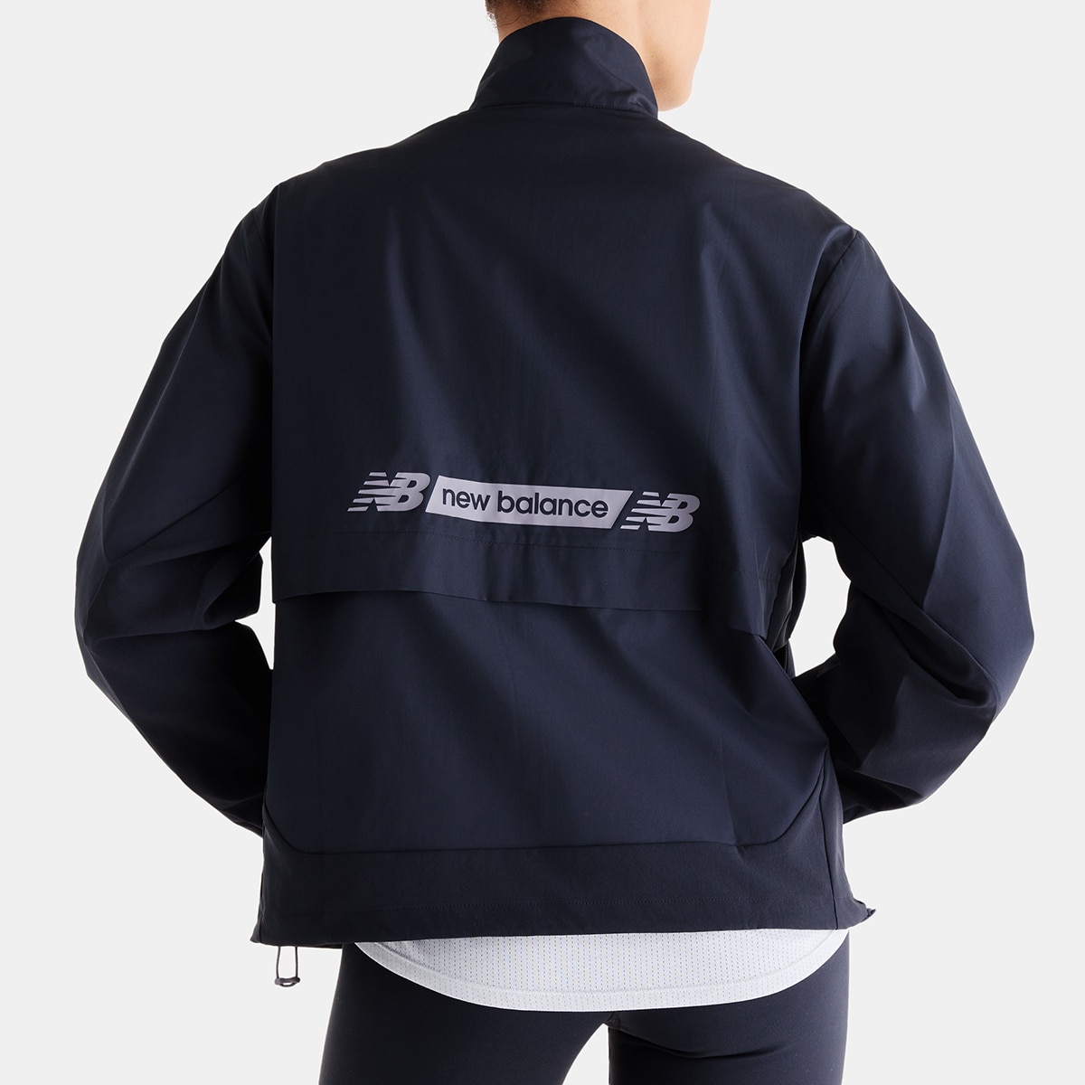 Cortavientos running de mujer Fast Days Graphic New Balance - Negro Negro-5