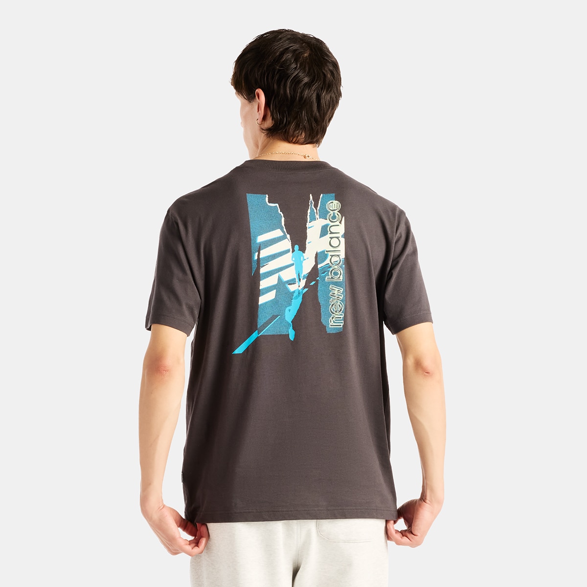 Imagen 2 de Camiseta running de hombre Collage City Runner New Balance - Negro Negro