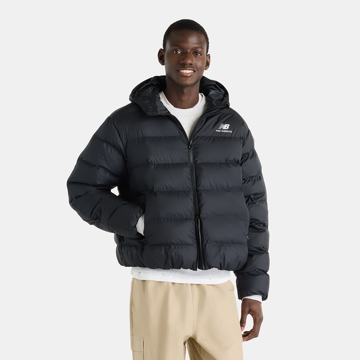 Imagen 0 de Anorak casual de hombre Boston Puffer New Balance Negro