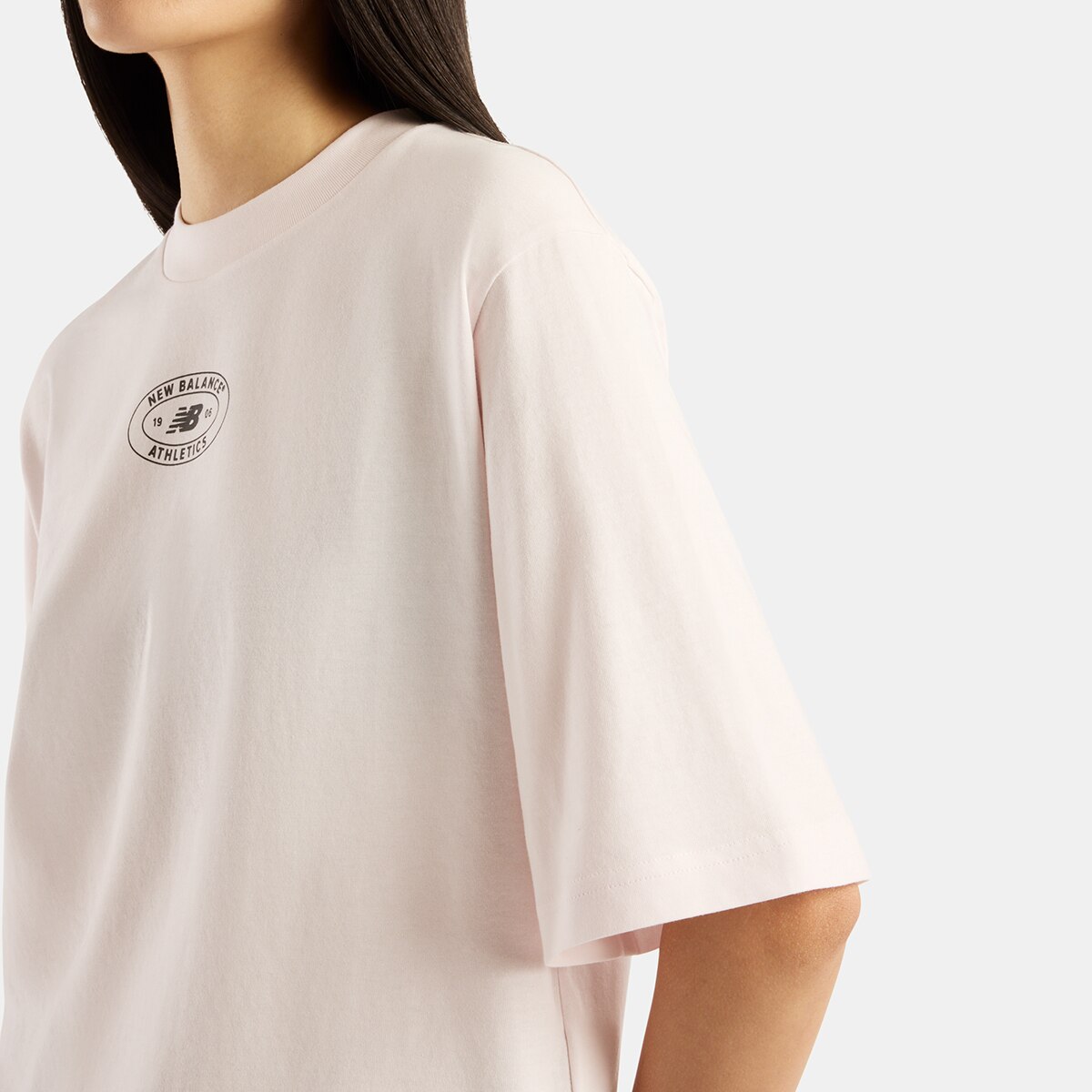 Imagen 6 de Camiseta casual de mujer Reimagined Relaxed New Balance - Rosa claro Rosa claro