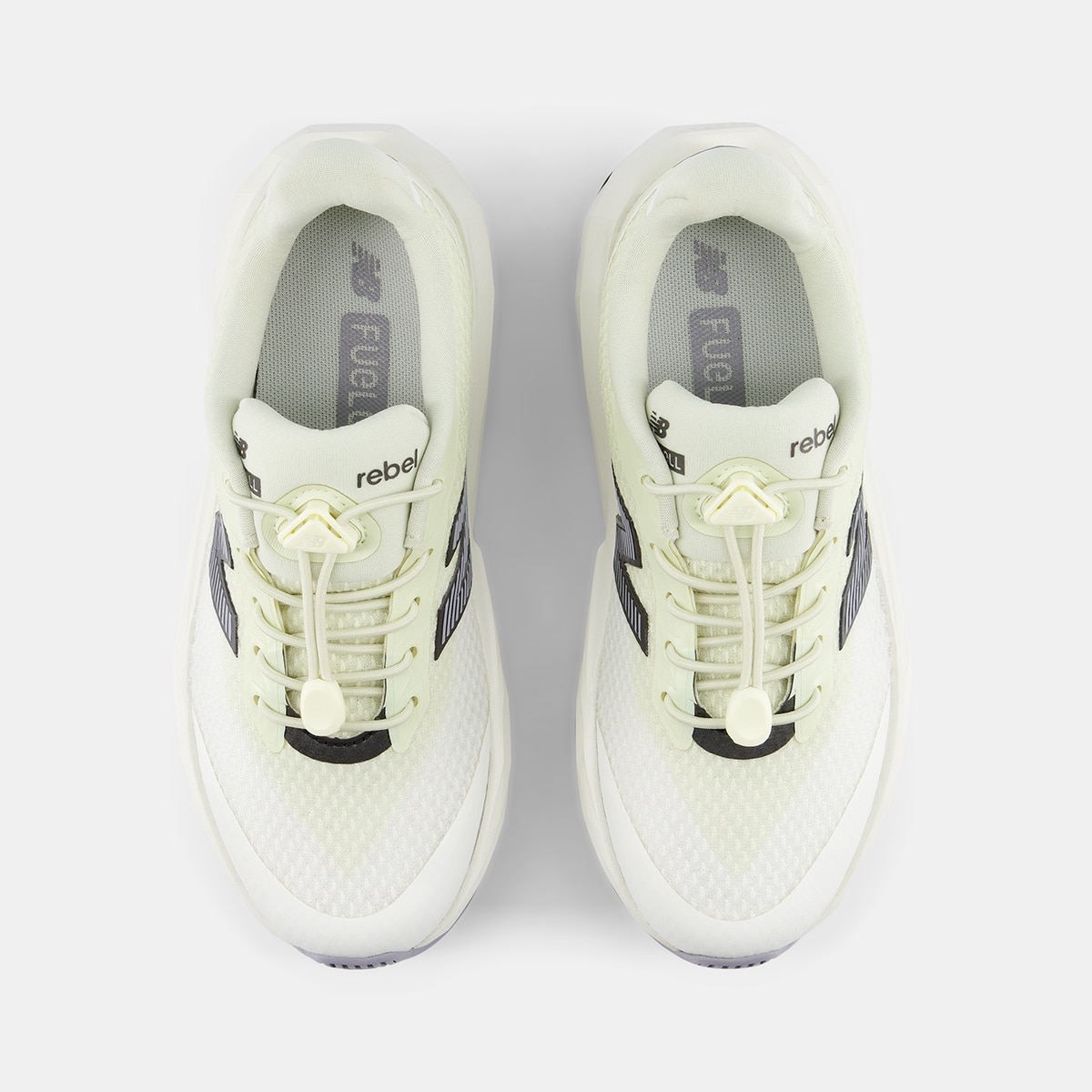 Zapatillas running de niños FuelCell Rebel Bungee Lace New Balance - Blanco / Pistacho Blanco / Pistacho-3