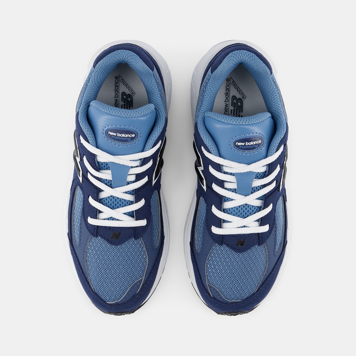 Zapatillas casual de niños 2002 Bungee Lace New Balance - Azul claro / Azul marino Azul claro / Azul marino-3