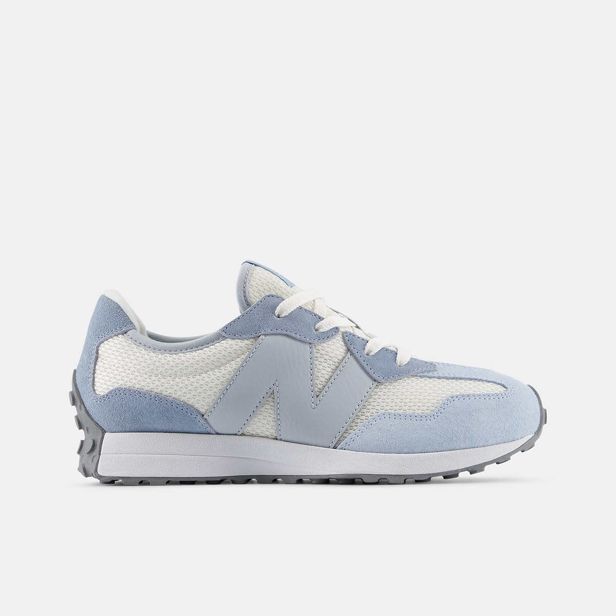 Zapatillas casual de niños 327 Lace New Balance - Blanco / Azul Blanco / Azul-1