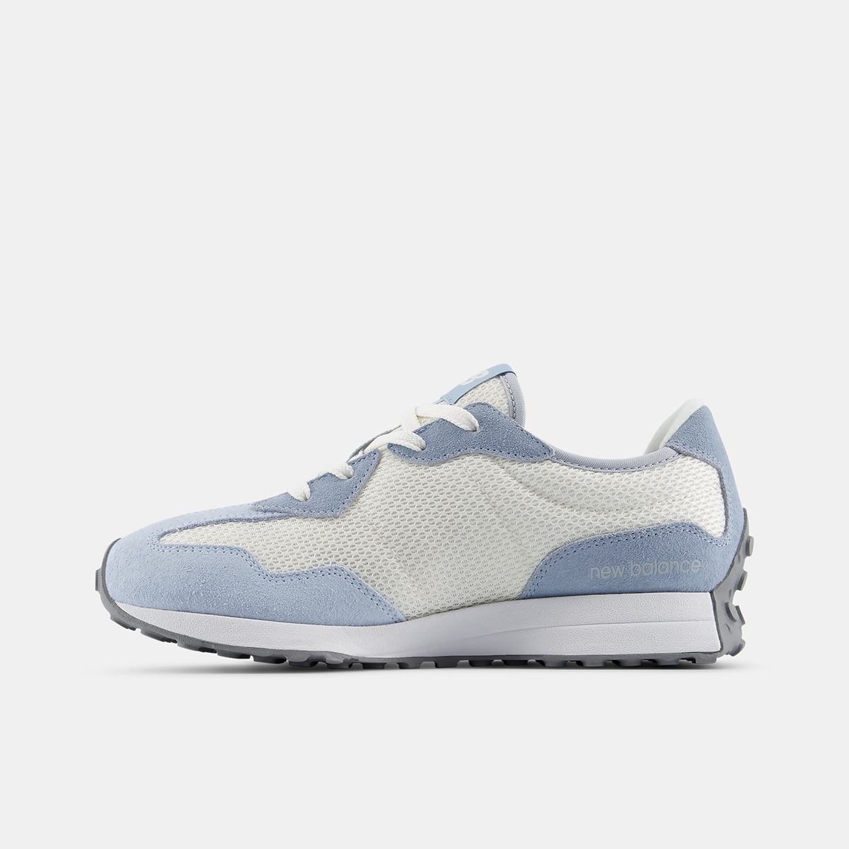 Zapatillas casual de niños 327 Lace New Balance - Blanco / Azul Blanco / Azul-2