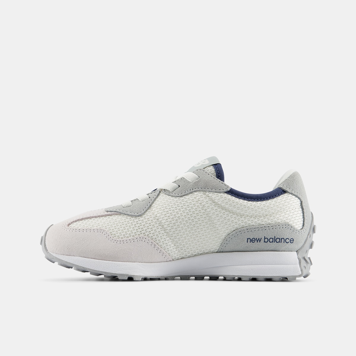Imagen 2 de Zapatillas casual de niños 327 Bungee Lace New Balance - Blanco / Azul Blanco / Azul