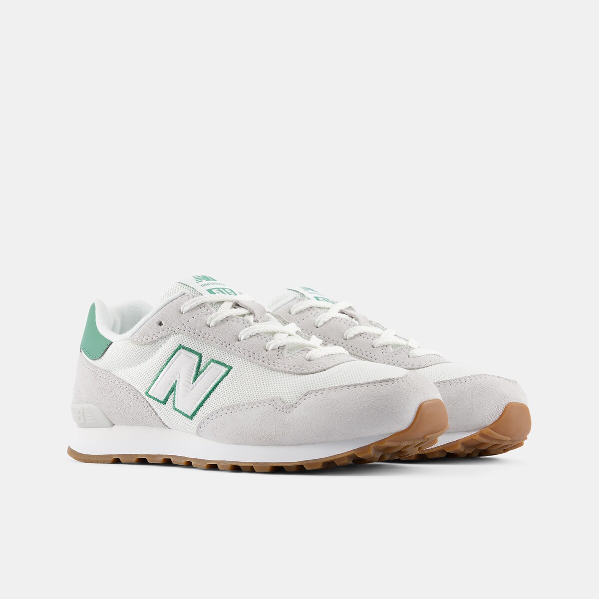Zapatillas casual de niños 515 Lace New Balance - Gris / Blanco Gris / Blanco-4