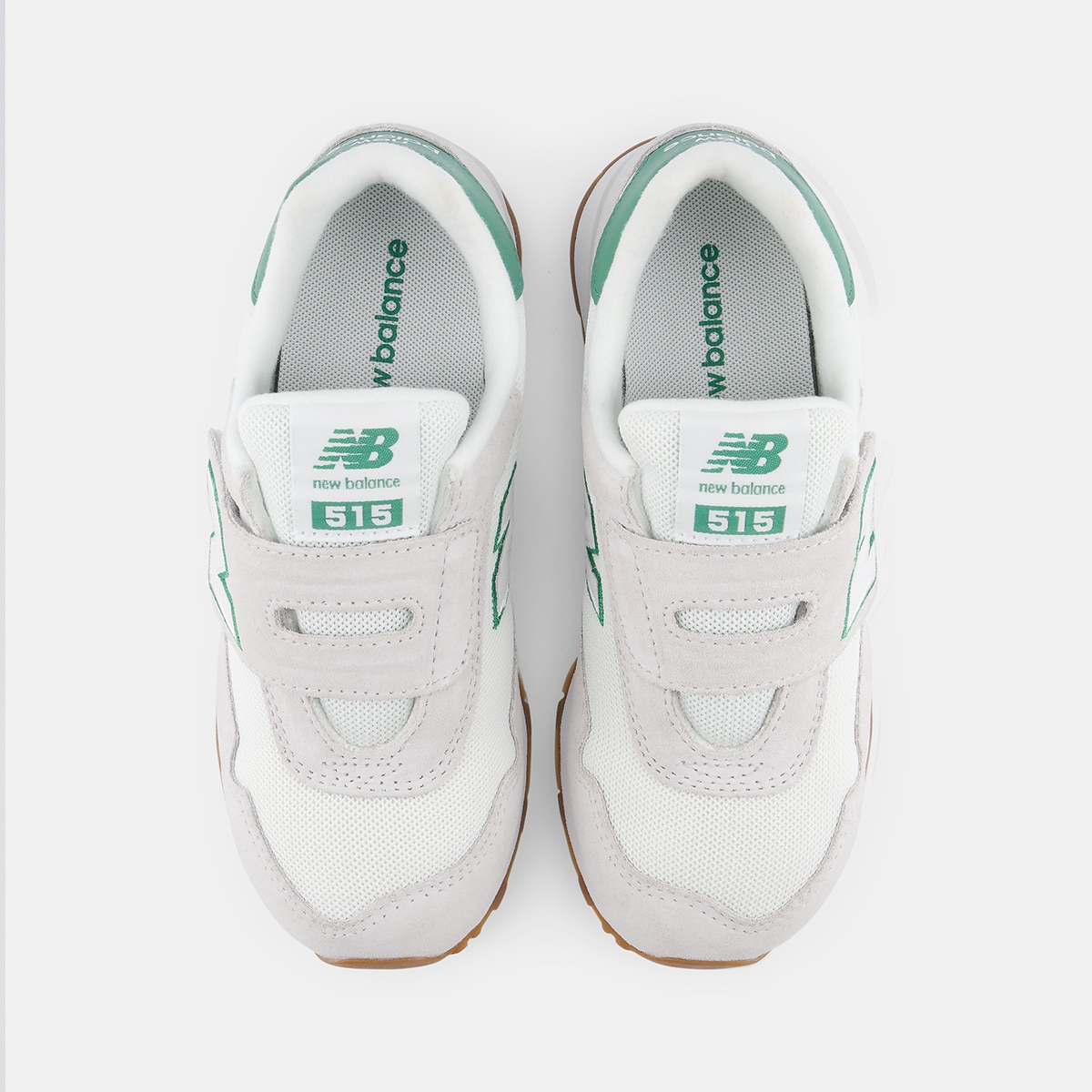 Zapatillas casual de niños 515 Hook & Loop New Balance - Gris / Blanco Gris / Blanco-3