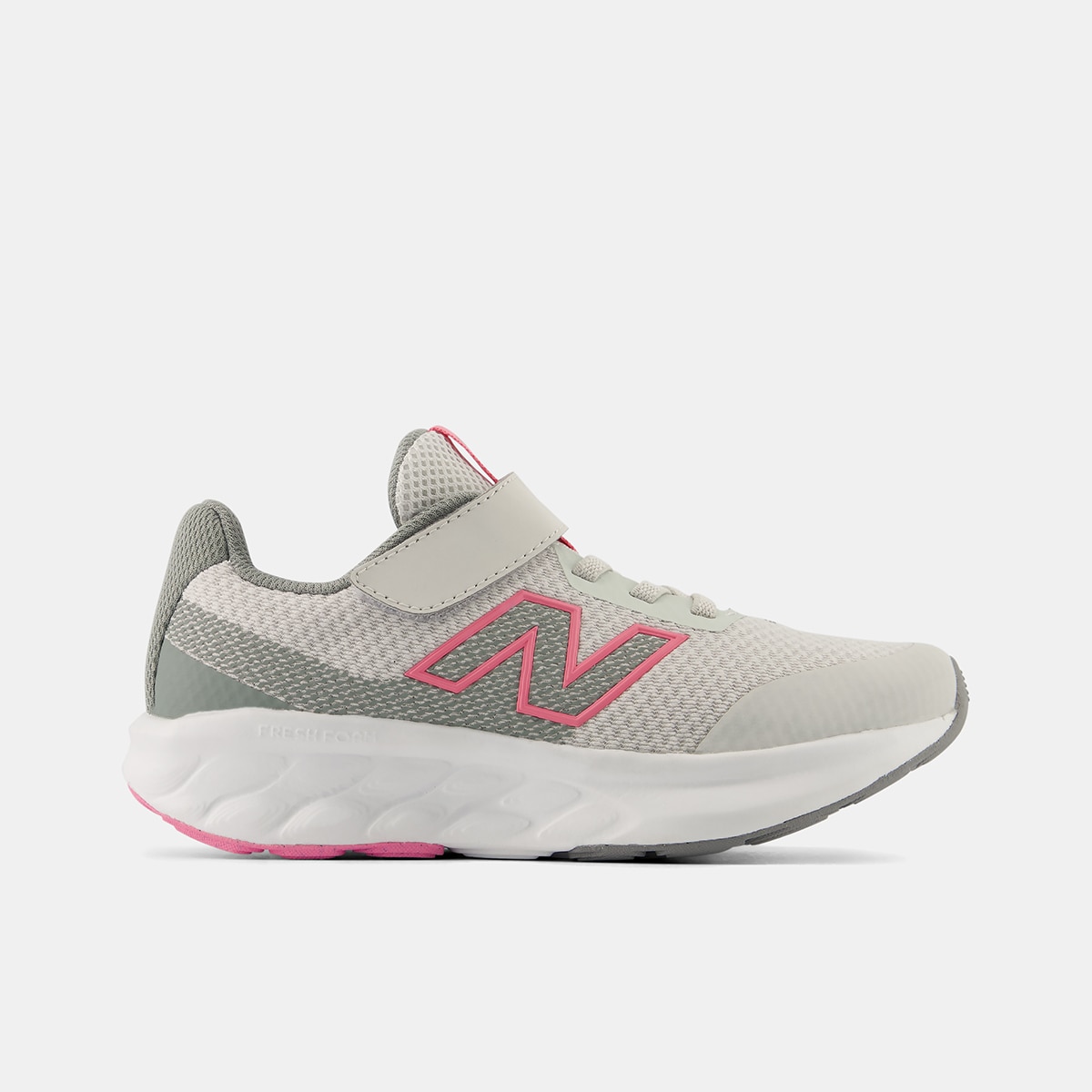 Zapatillas running de niños 520 Bungee Lace H&L New Balance - Gris / Rosa Gris / Rosa-1