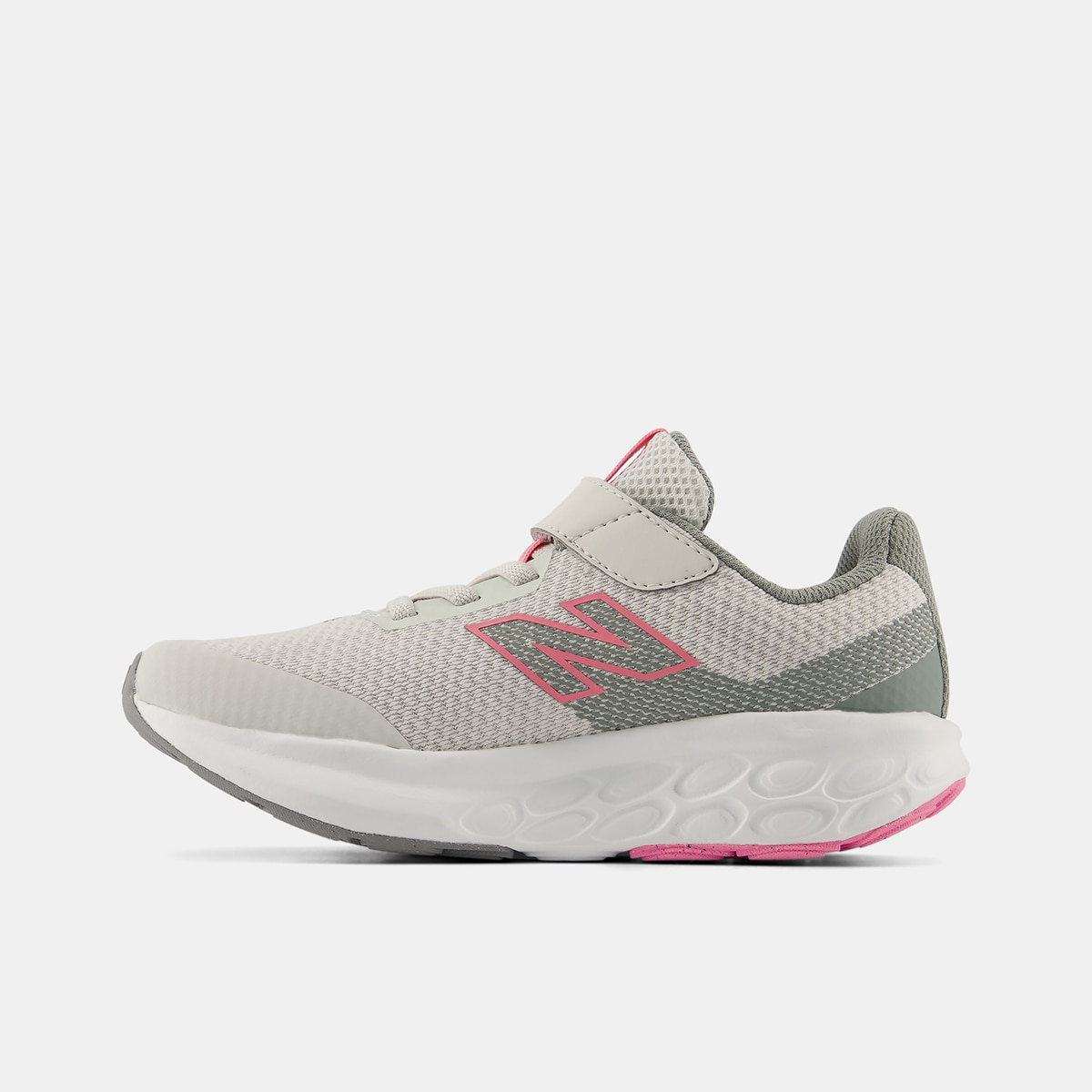 Zapatillas running de niños 520 Bungee Lace H&L New Balance - Gris / Rosa Gris / Rosa-2