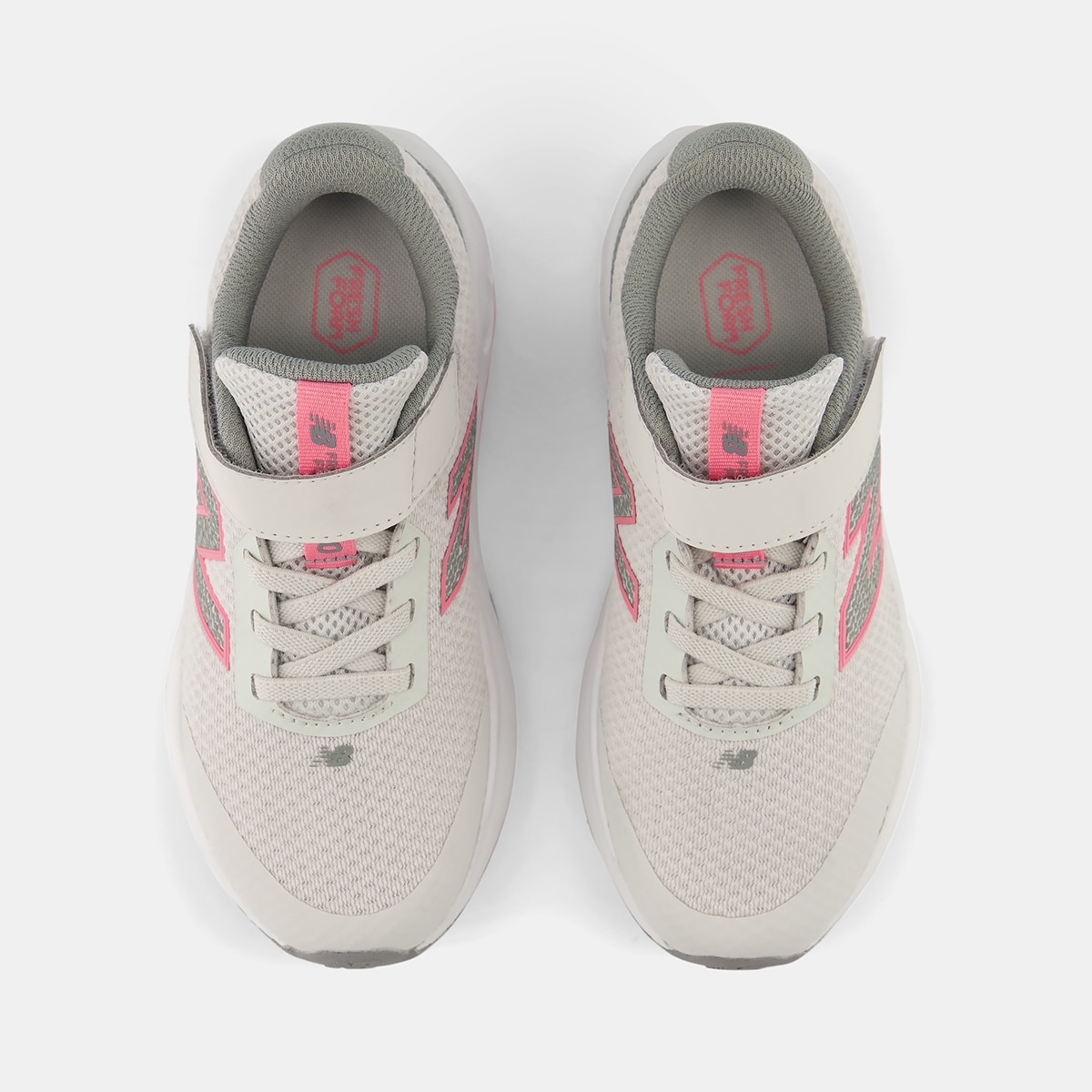Zapatillas running de niños 520 Bungee Lace H&L New Balance - Gris / Rosa Gris / Rosa-3