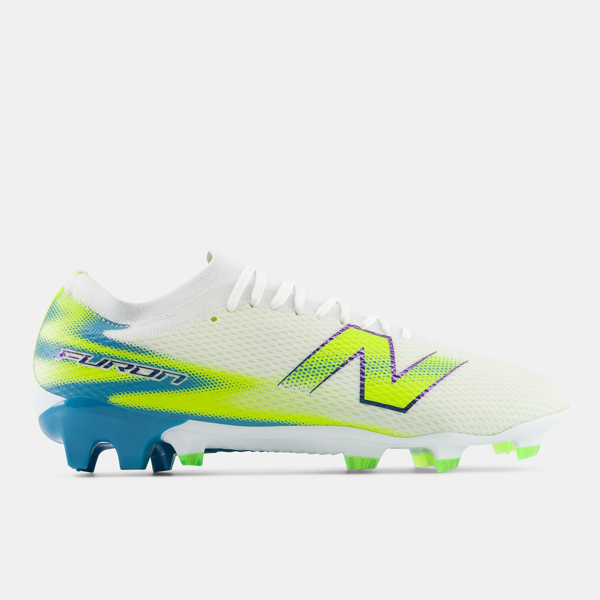 Imagen 0 de Botas de fútbol de hombre Furon Team FG V9 New Balance Verde flúor