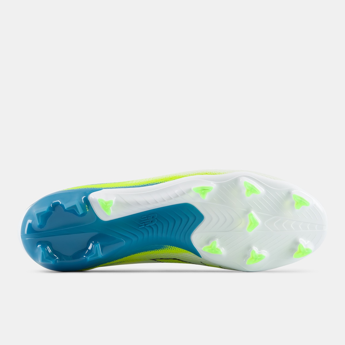 Botas de fútbol de hombre Furon Team FG V9 New Balance - Verde flúor Verde flúor-5