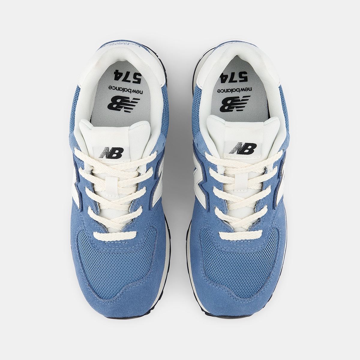 Zapatillas casual de niños 574 Lace New Balance - Azul Azul-3