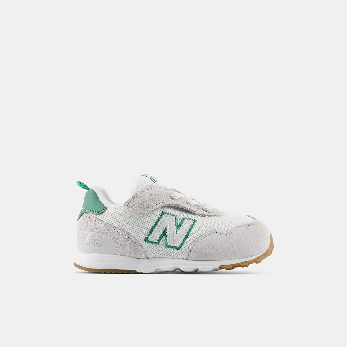 Zapatillas casual de niños 515 NEW-B Hook & Loop New Balance - Gris / Blanco Gris / Blanco-1