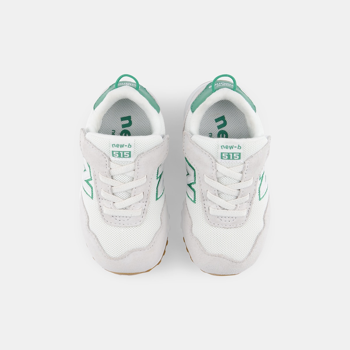 Zapatillas casual de niños 515 NEW-B Hook & Loop New Balance - Gris / Blanco Gris / Blanco-3