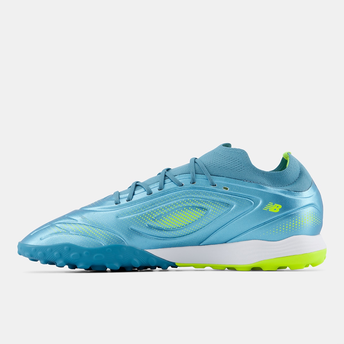 Botas de fútbol de hombre Tekela Team Low Laced TF V5 New Balance - Verde flúor Verde flúor-2