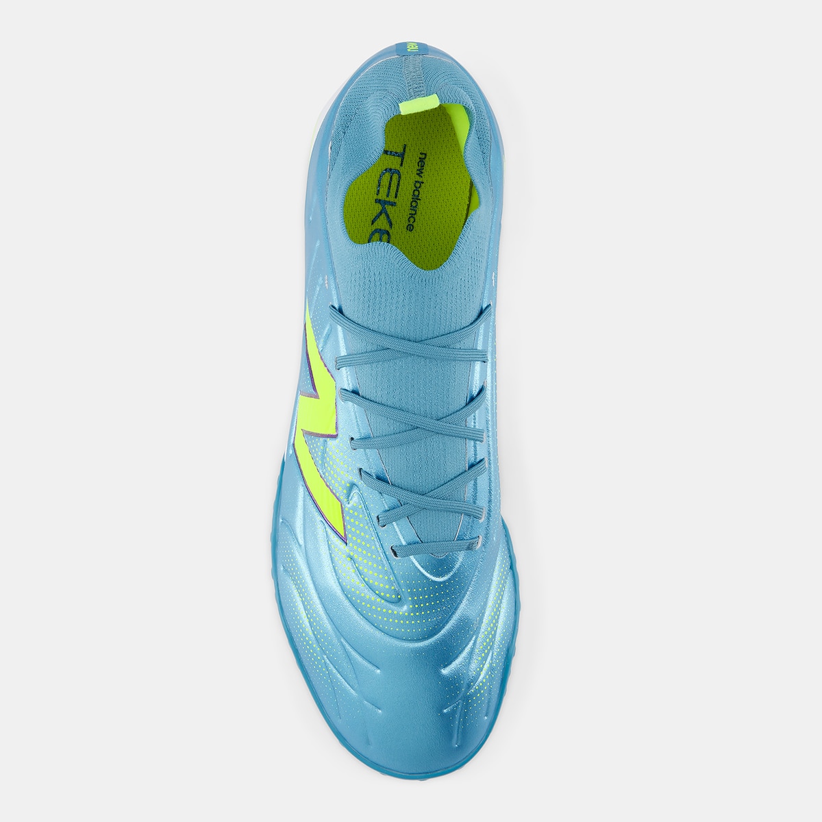 Botas de fútbol de hombre Tekela Team Low Laced TF V5 New Balance - Verde flúor Verde flúor-3