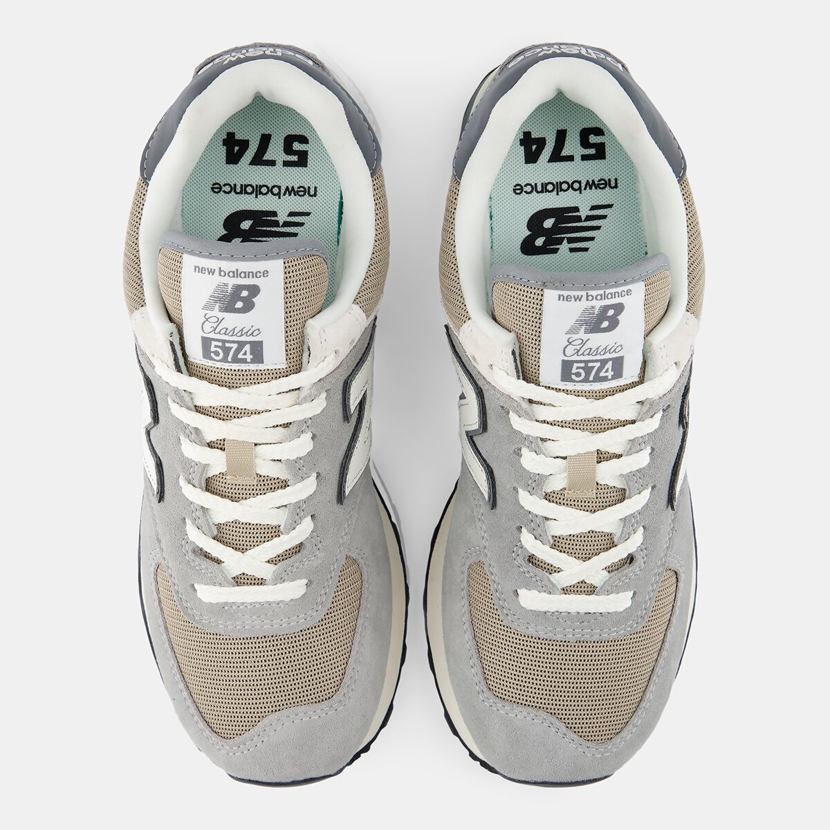 Zapatillas casual de hombre 574 New Balance - Gris Gris-3