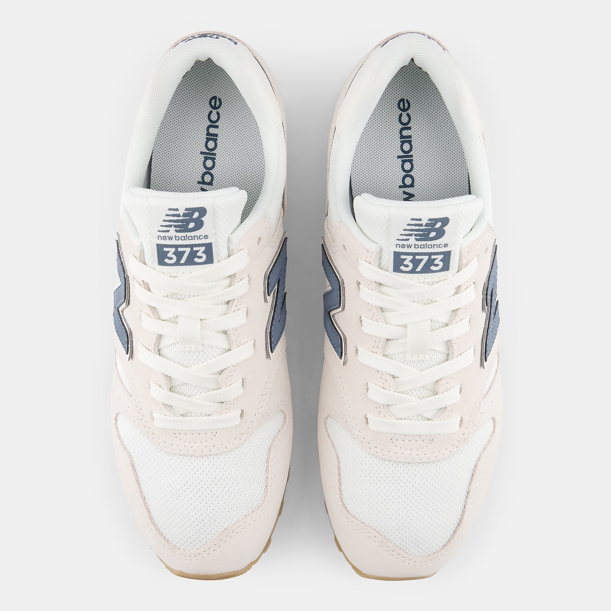 Zapatillas casual de mujer 373 New Balance - Blanco / Gris Blanco / Gris-3