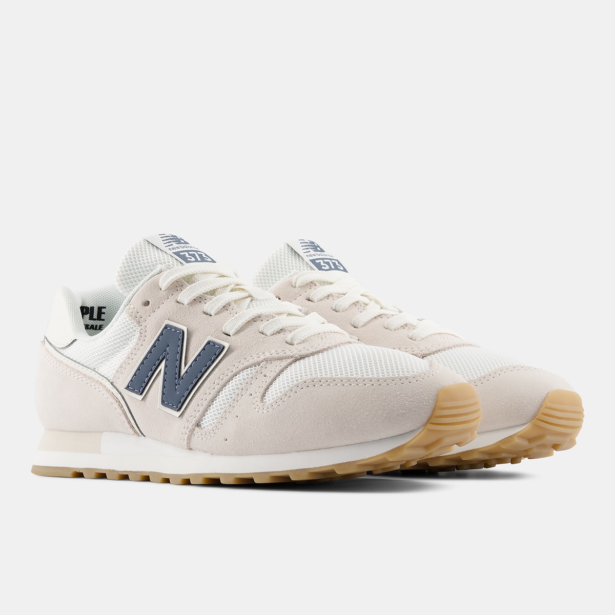 Zapatillas casual de mujer 373 New Balance - Blanco / Gris Blanco / Gris-4