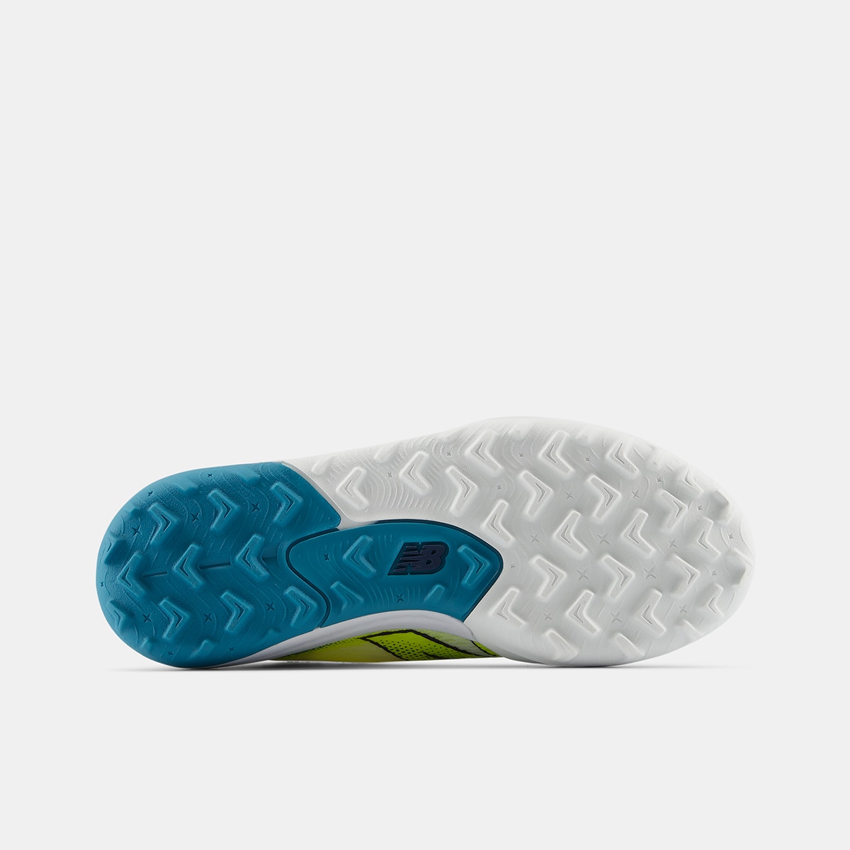 Botas de fútbol de niños Furon Team Jnr TF V9 New Balance - Verde flúor Verde flúor-5