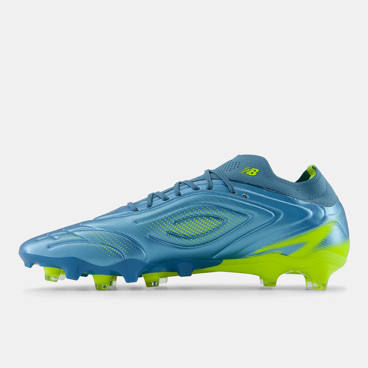 Botas de fútbol de hombre Tekela Pro Low Laced FG V5 New Balance - Verde flúor Verde flúor-2