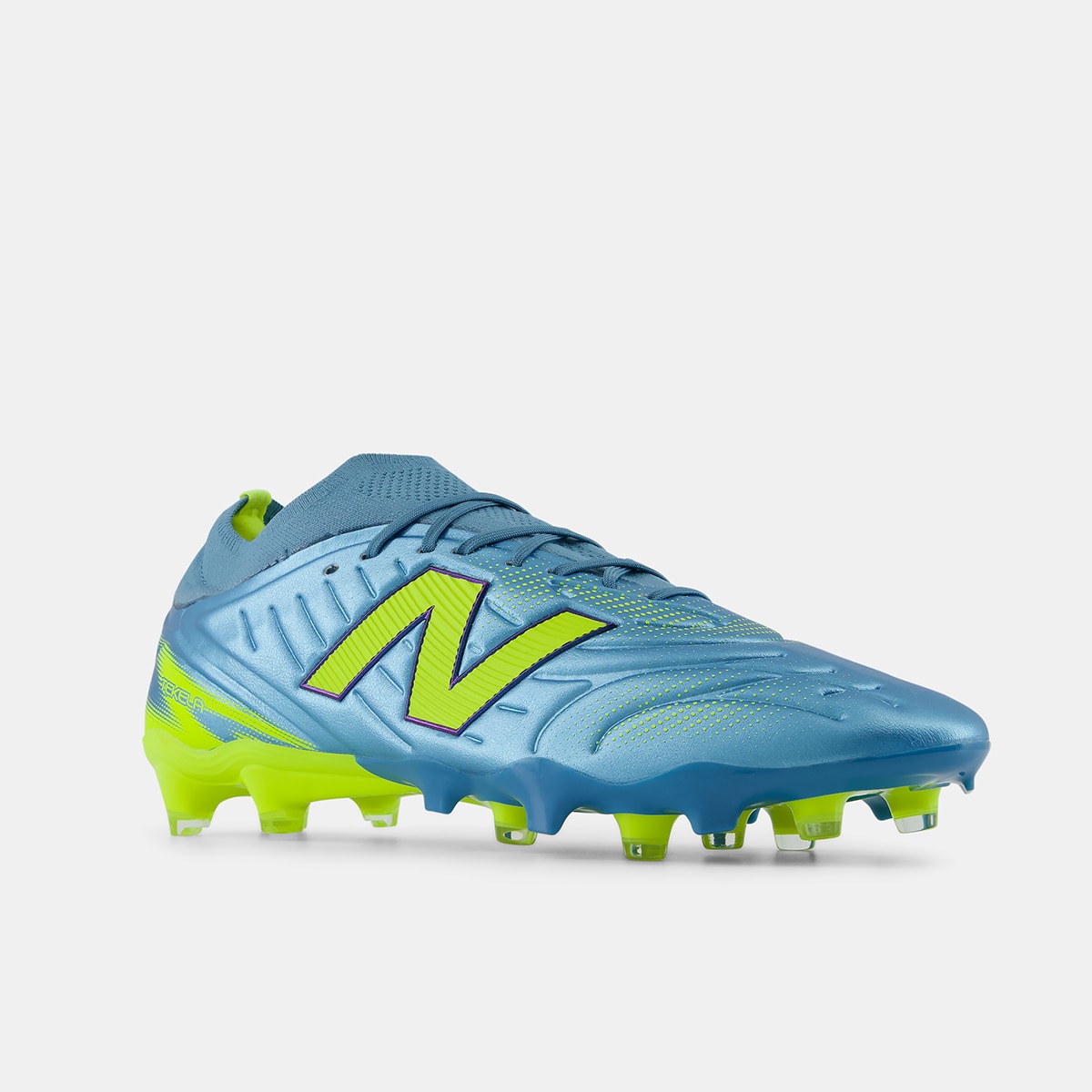 Botas de fútbol de hombre Tekela Pro Low Laced FG V5 New Balance - Verde flúor Verde flúor-4