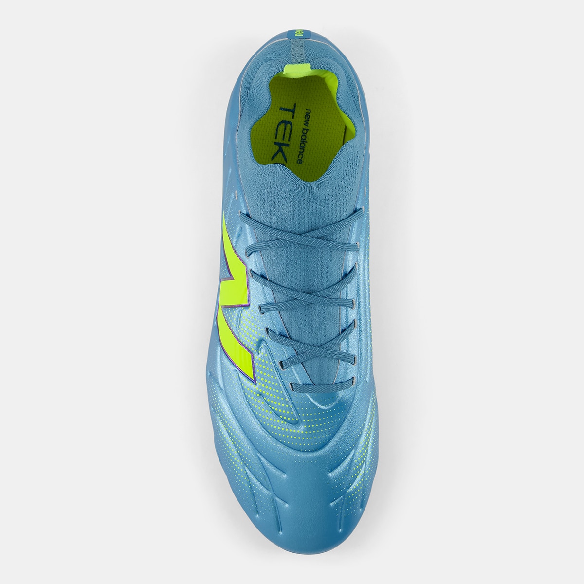 Botas de fútbol de hombre Tekela Team Low Laced FG V5 New Balance - Verde flúor Verde flúor-3