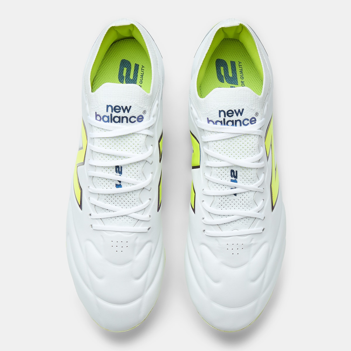 Botas de fútbol de hombre 442 Elite Knit FG V3 New Balance - Verde flúor Verde flúor-3