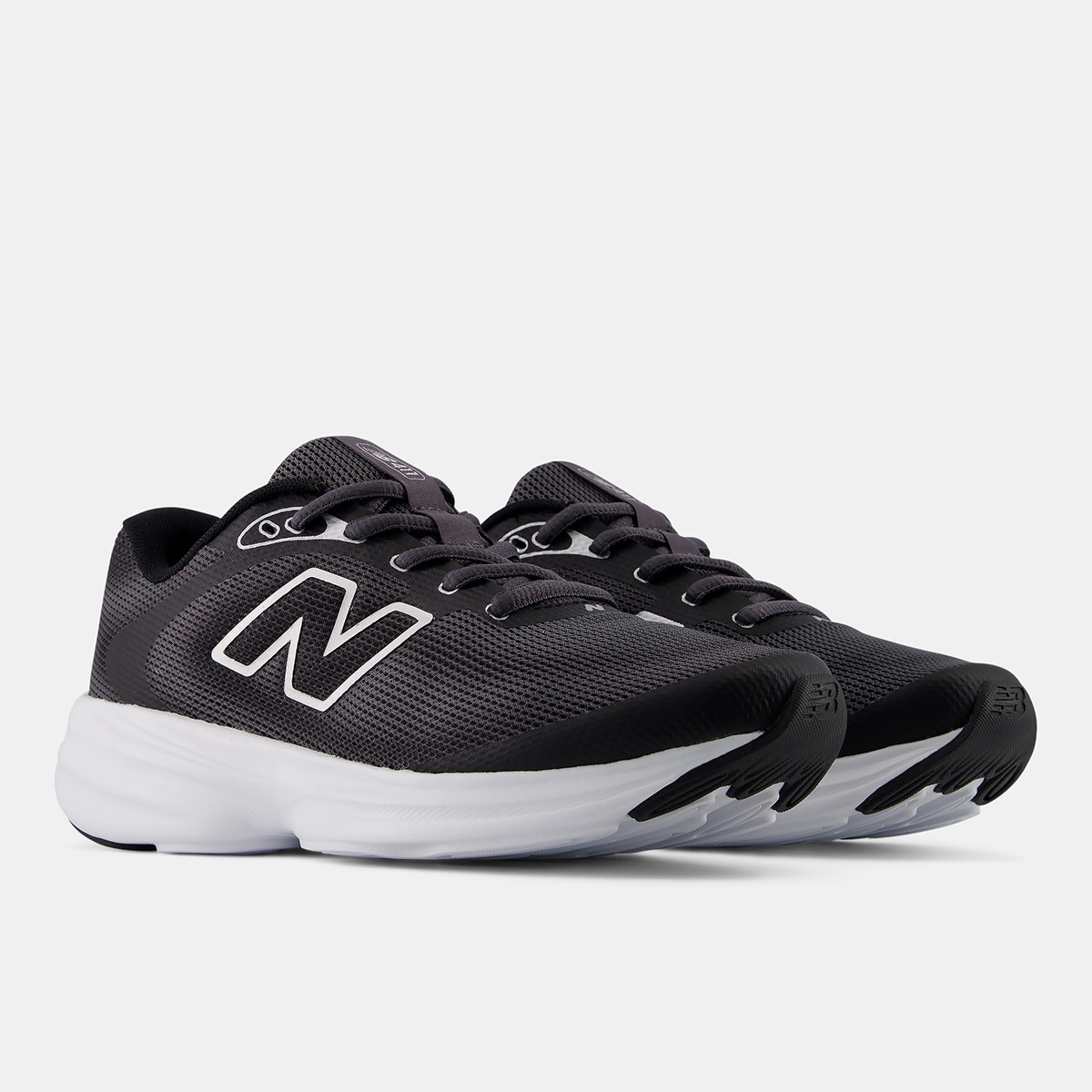 Zapatillas de running de mujer 411v4 New Balance - Negro / Blanco Negro / Blanco-4