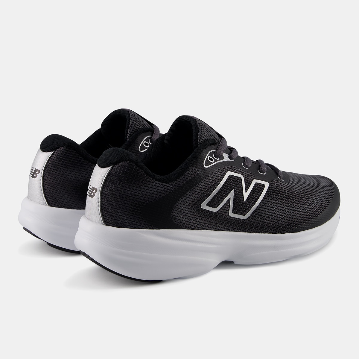 Zapatillas de running de mujer 411v4 New Balance - Negro / Blanco Negro / Blanco-7