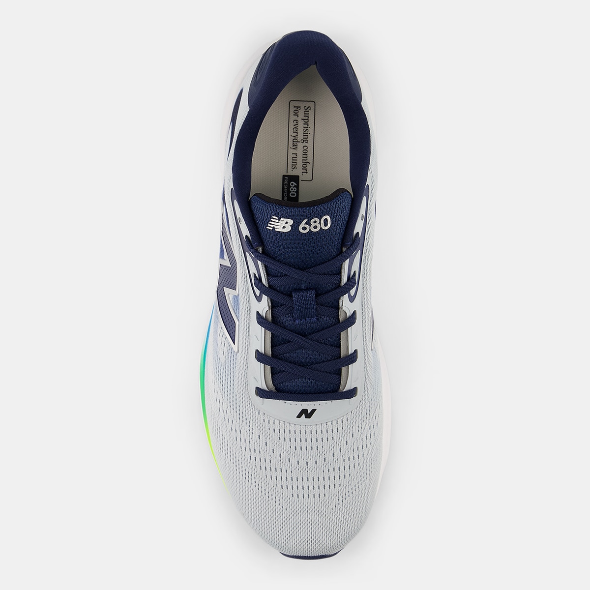 Zapatillas de running de hombre 680 v9 New Balance - Gris / Azul Gris / Azul-3