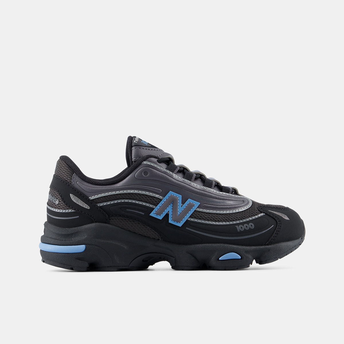 Zapatillas casual de niños 1000 Bungee Lace New Balance - Negro Negro-1