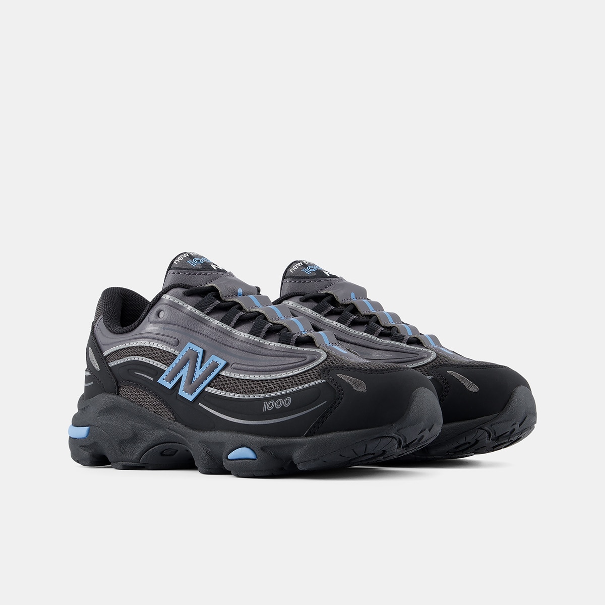 Zapatillas casual de niños 1000 Bungee Lace New Balance - Negro Negro-4