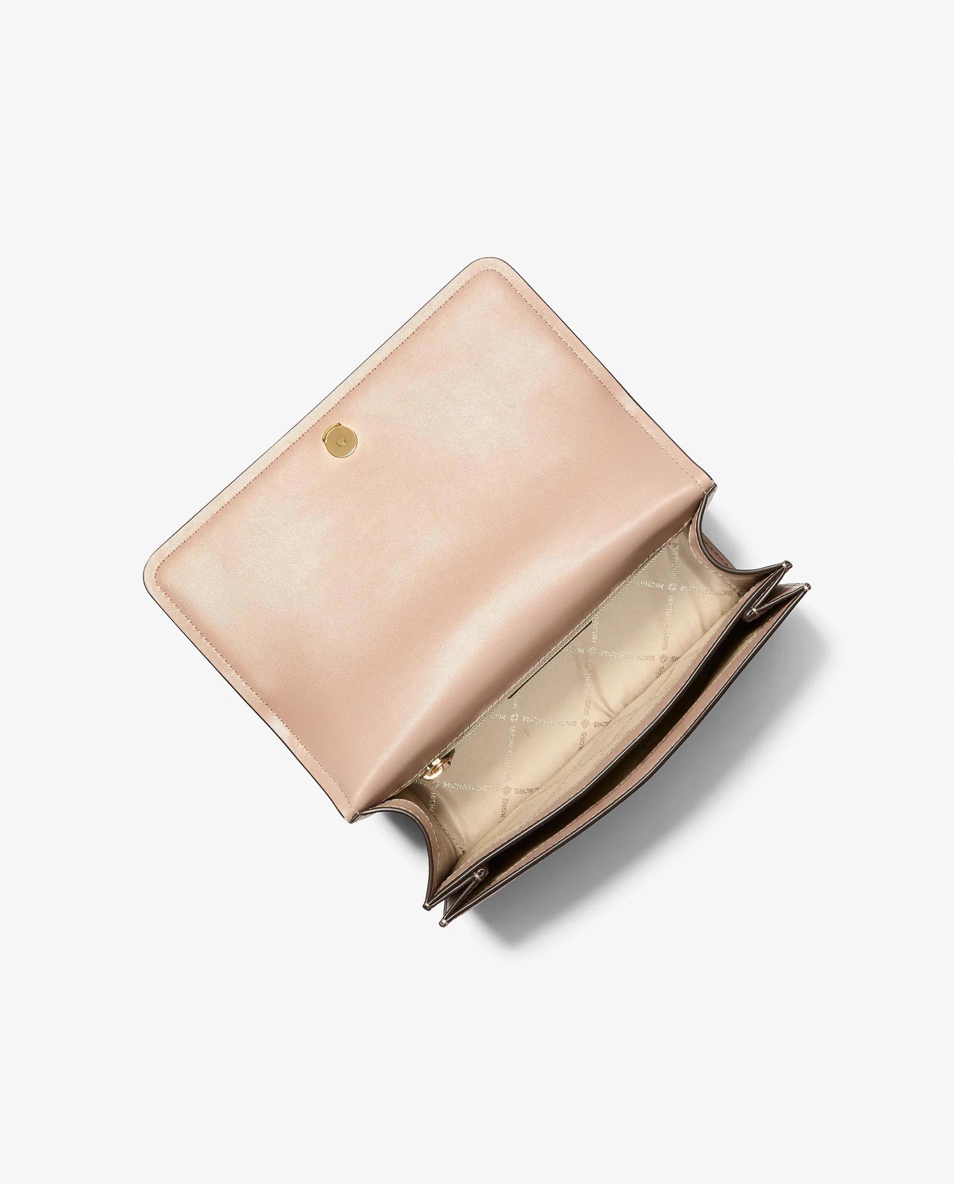 Bolso de hombro abbott mediano con logotipo transformable - Michael Michael Kors - Rosa claro Rosa claro-3