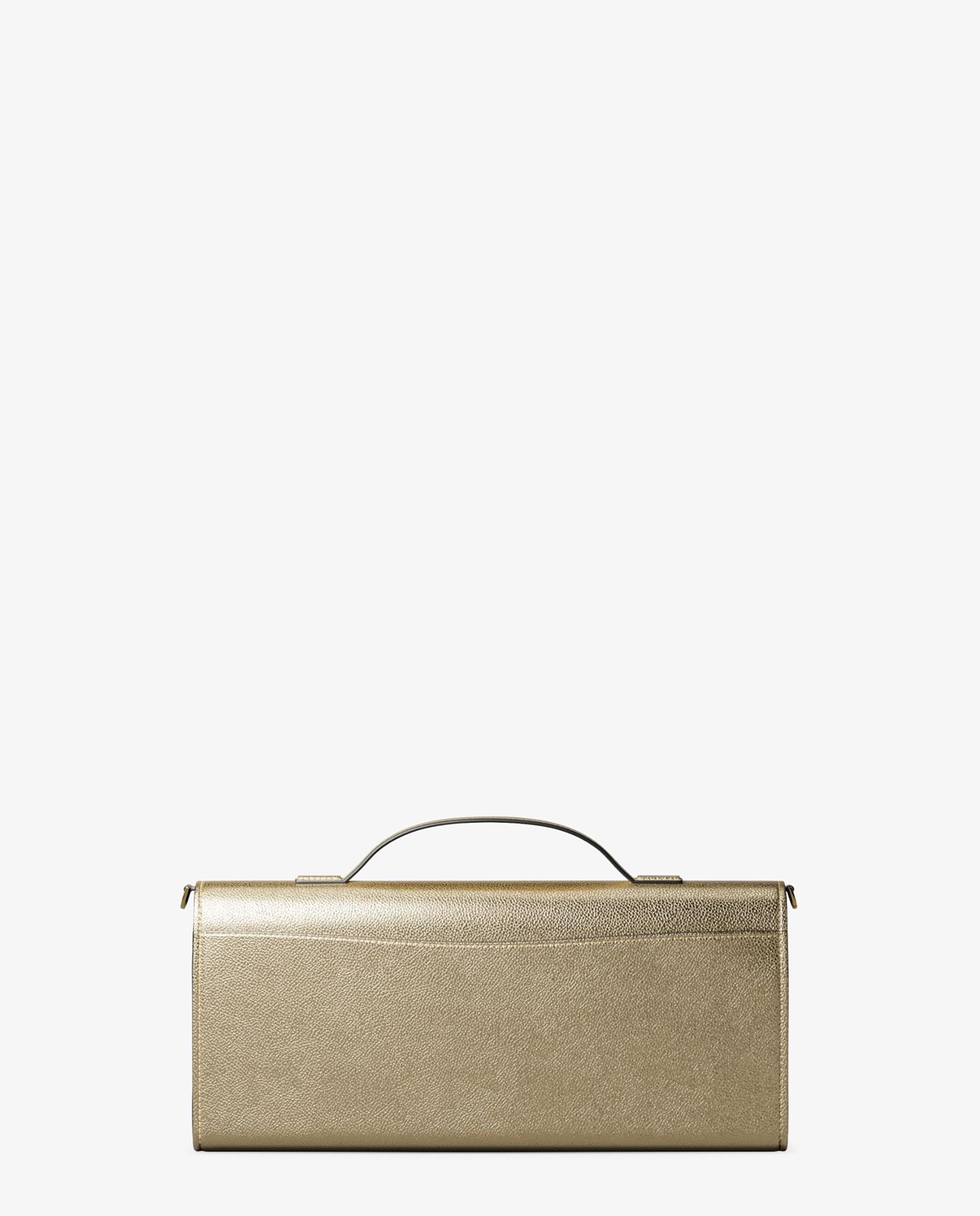 Bolso de hombro transformable hamilton moderne mediano de piel metalizada - Michael Michael Kors - Oro Oro-3