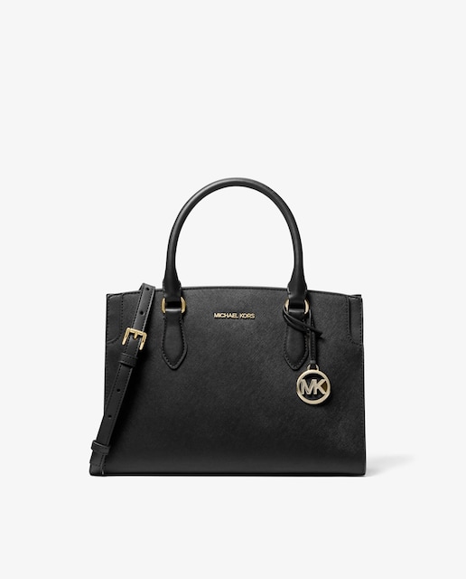 Imagen 0 de Bandolera de mujer satchel Becca mediana de piel saffiano