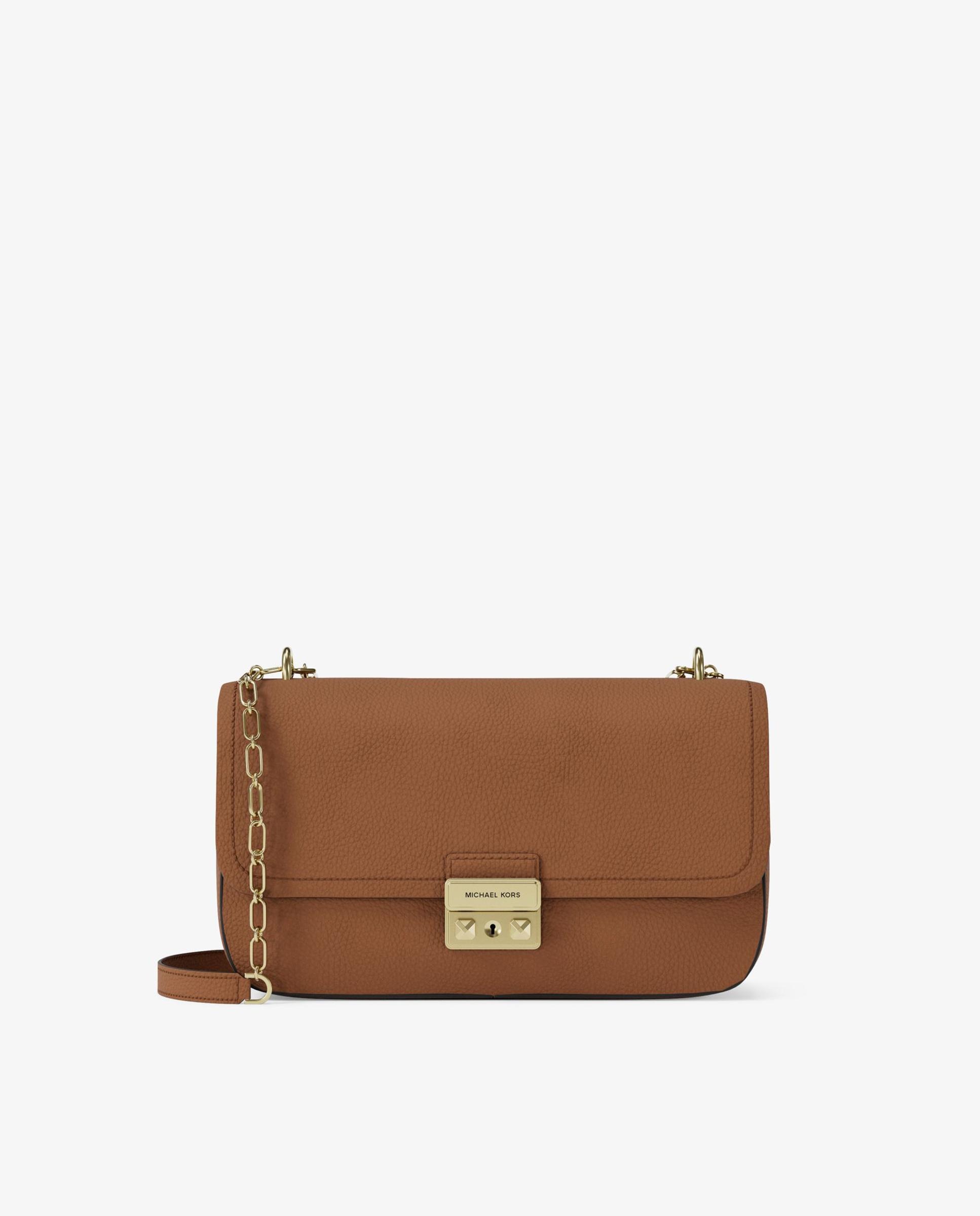 Bolso de hombro tribeca grande de piel granulada - Michael Michael Kors - Cuero Cuero-1