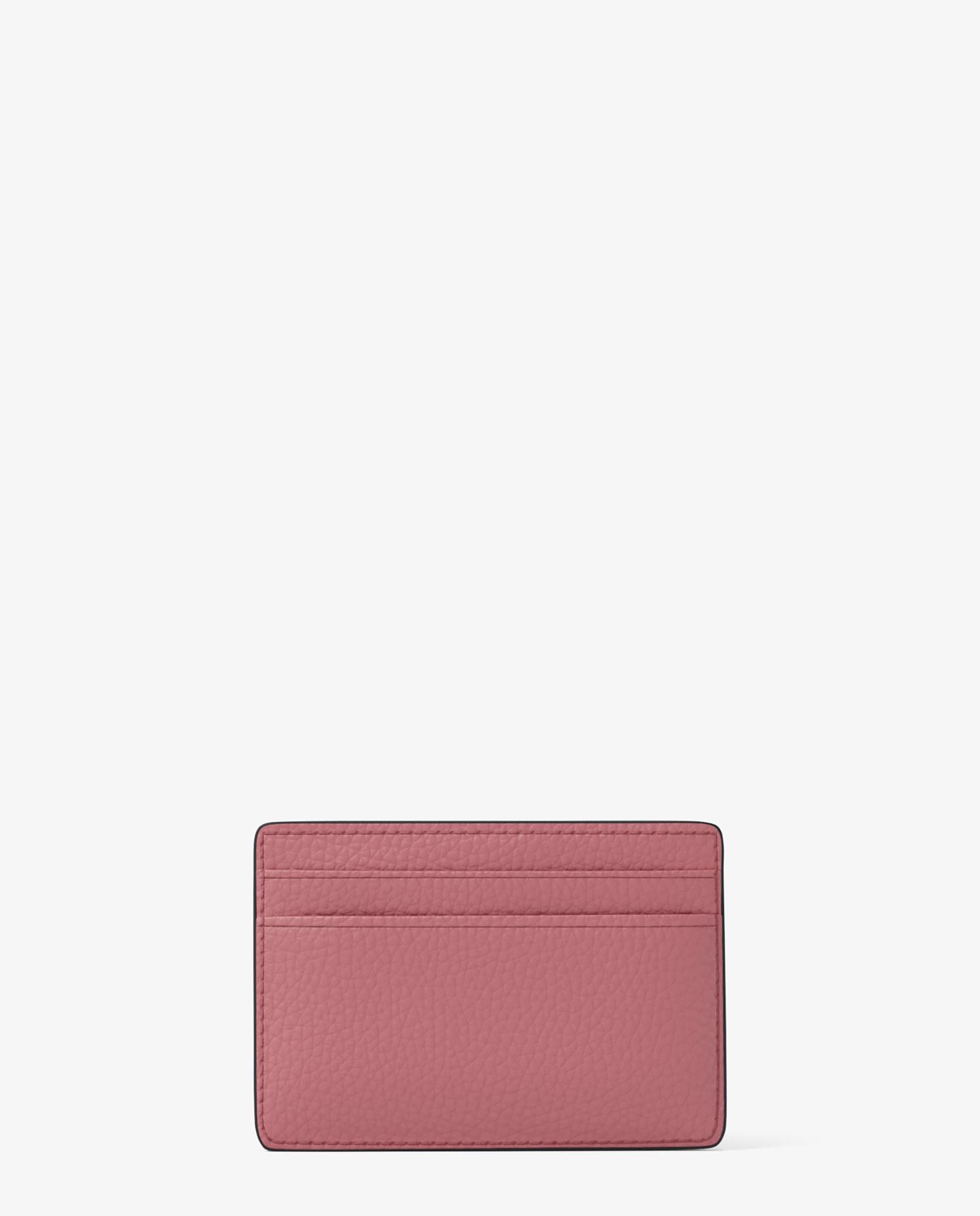 Tarjetero de mujer de piel granulada - Michael Michael Kors - Rosa Rosa-2