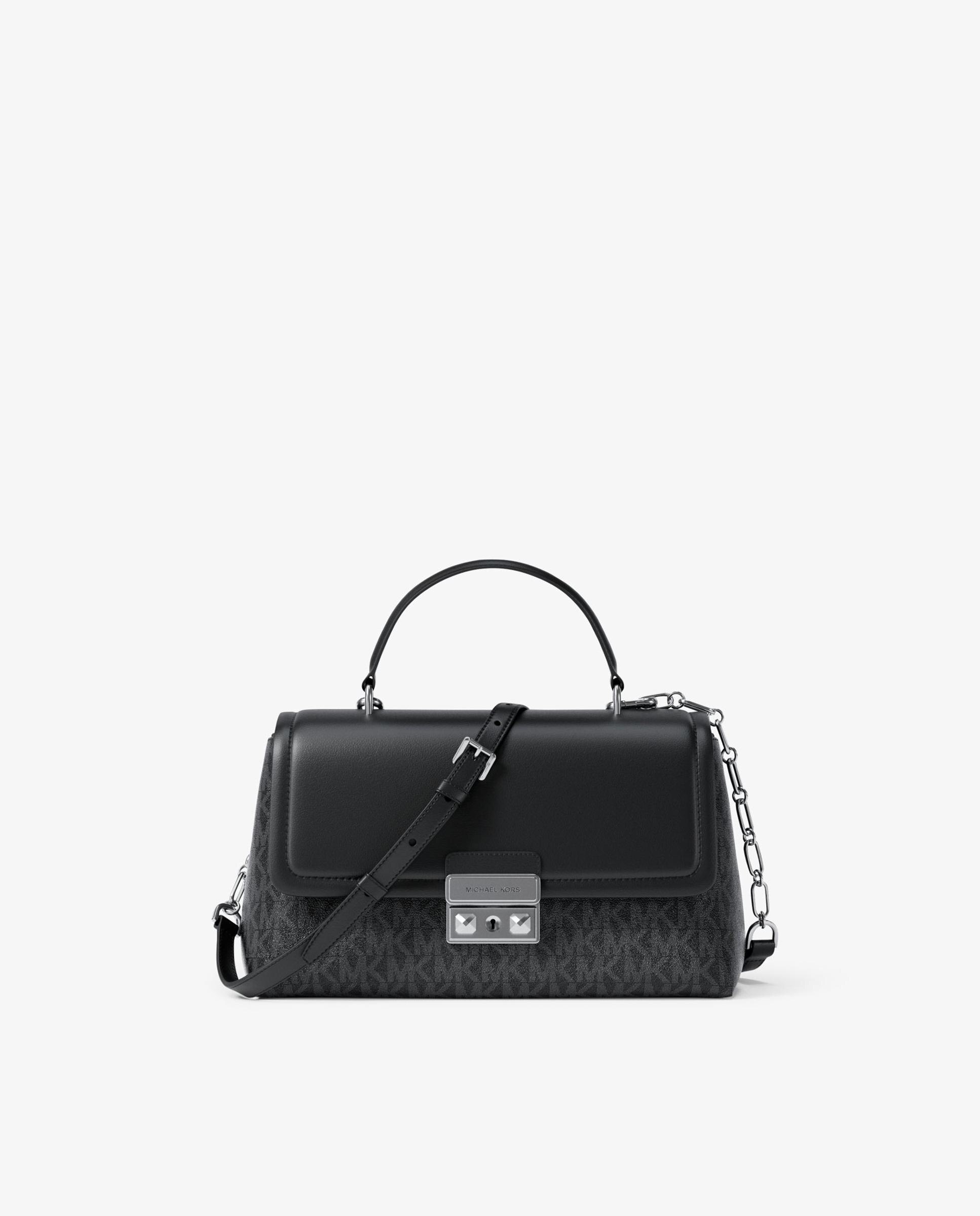 Bandolera de mujer satchel tribeca extrapequeña con logotipo - Michael Michael Kors - Negro Negro-1
