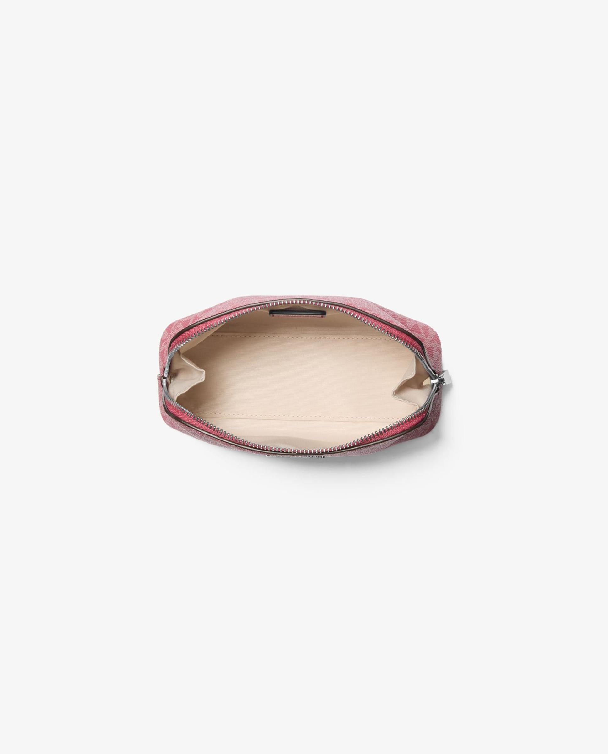 Estuche de viaje jet set pequeño con logotipo - Michael Michael Kors - Rosa claro Rosa claro-2