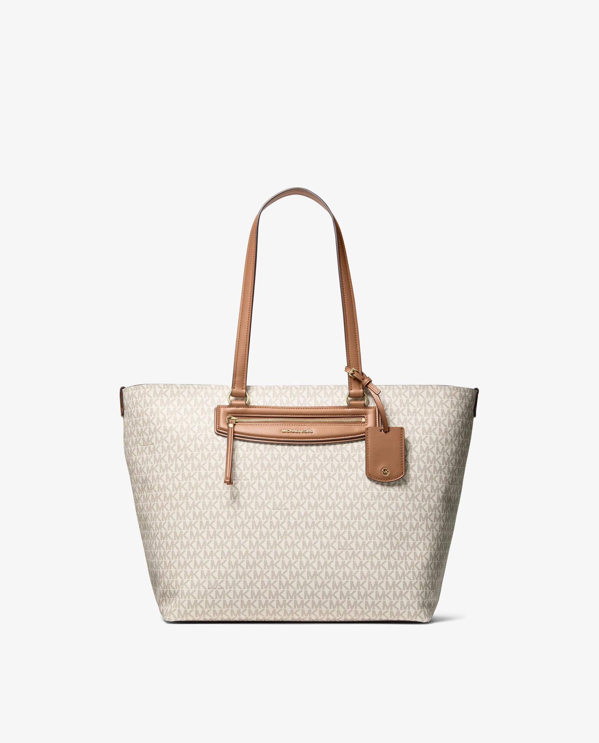 Bolso shopper tote jet set travel extragrande con logotipo - Michael Michael Kors - Crudo Crudo-1