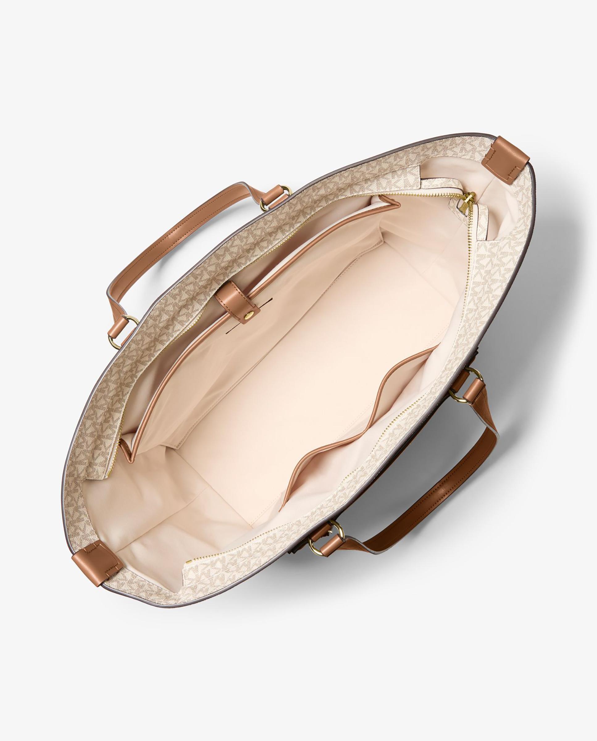 Bolso shopper tote jet set travel extragrande con logotipo - Michael Michael Kors - Crudo Crudo-3