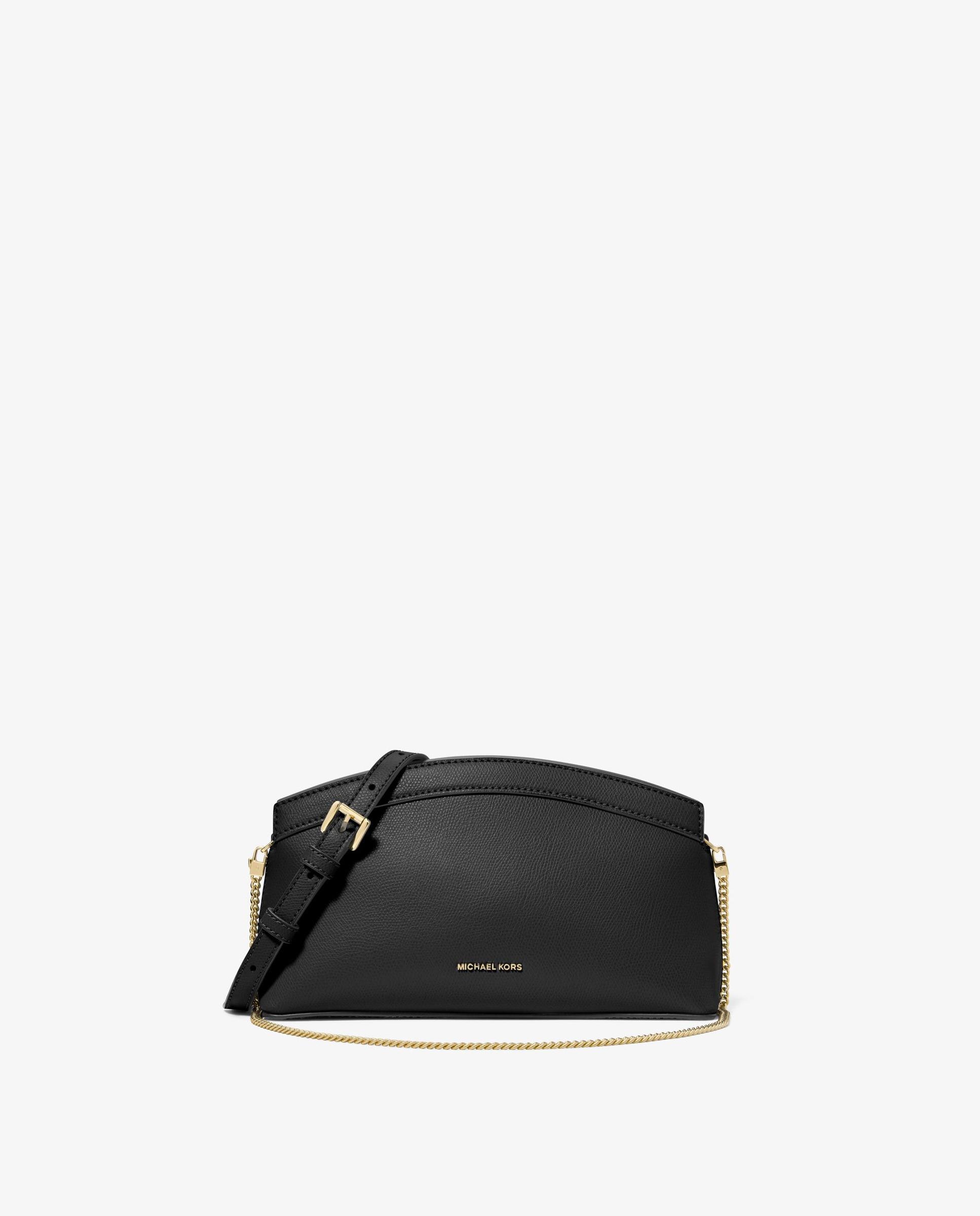 Bolso de mano transformable athena pequeño de piel - Michael Michael Kors - Negro Negro-1