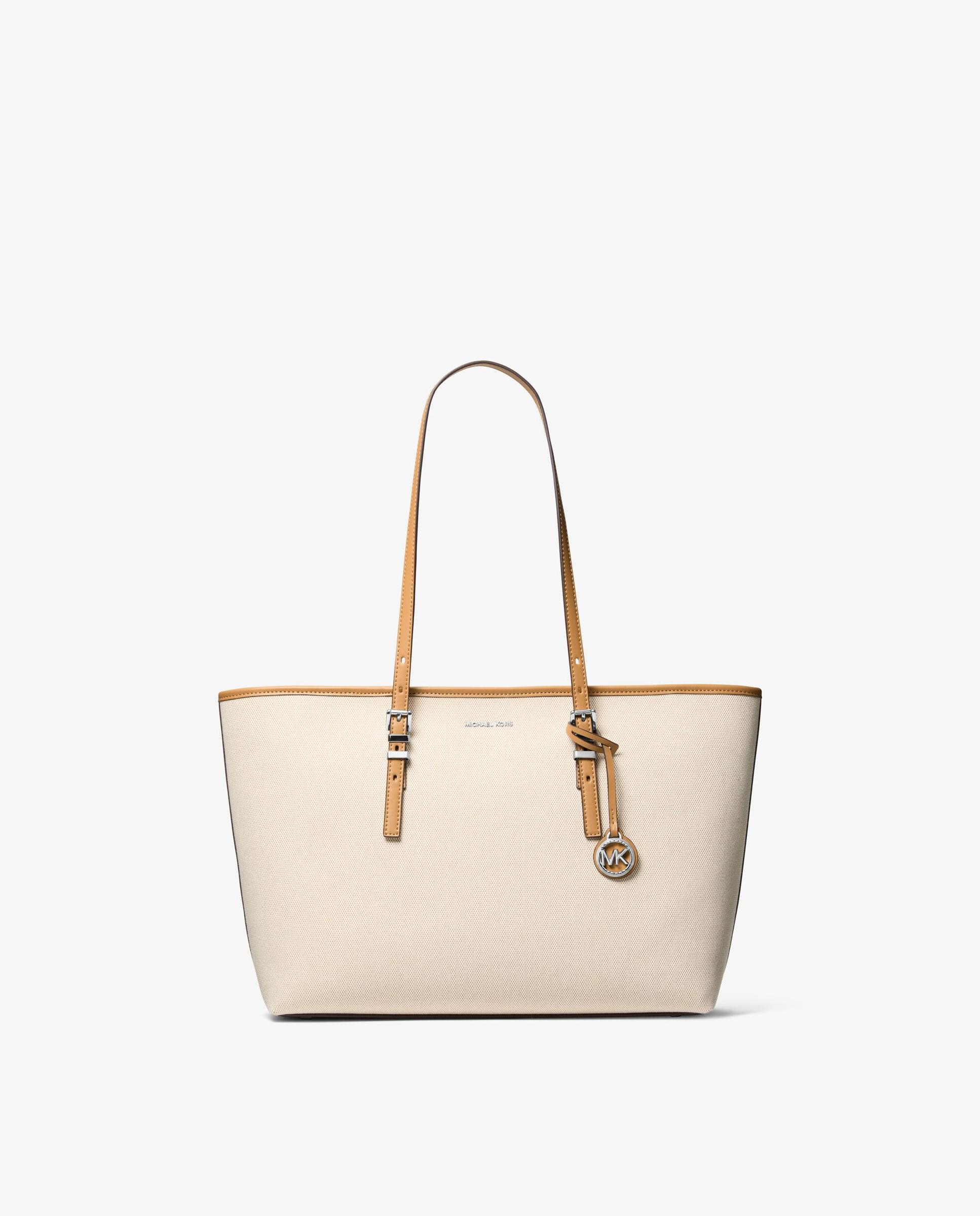 Imagen 1 de Bolso shopper tote quinn grande de lona bitono Crudo
