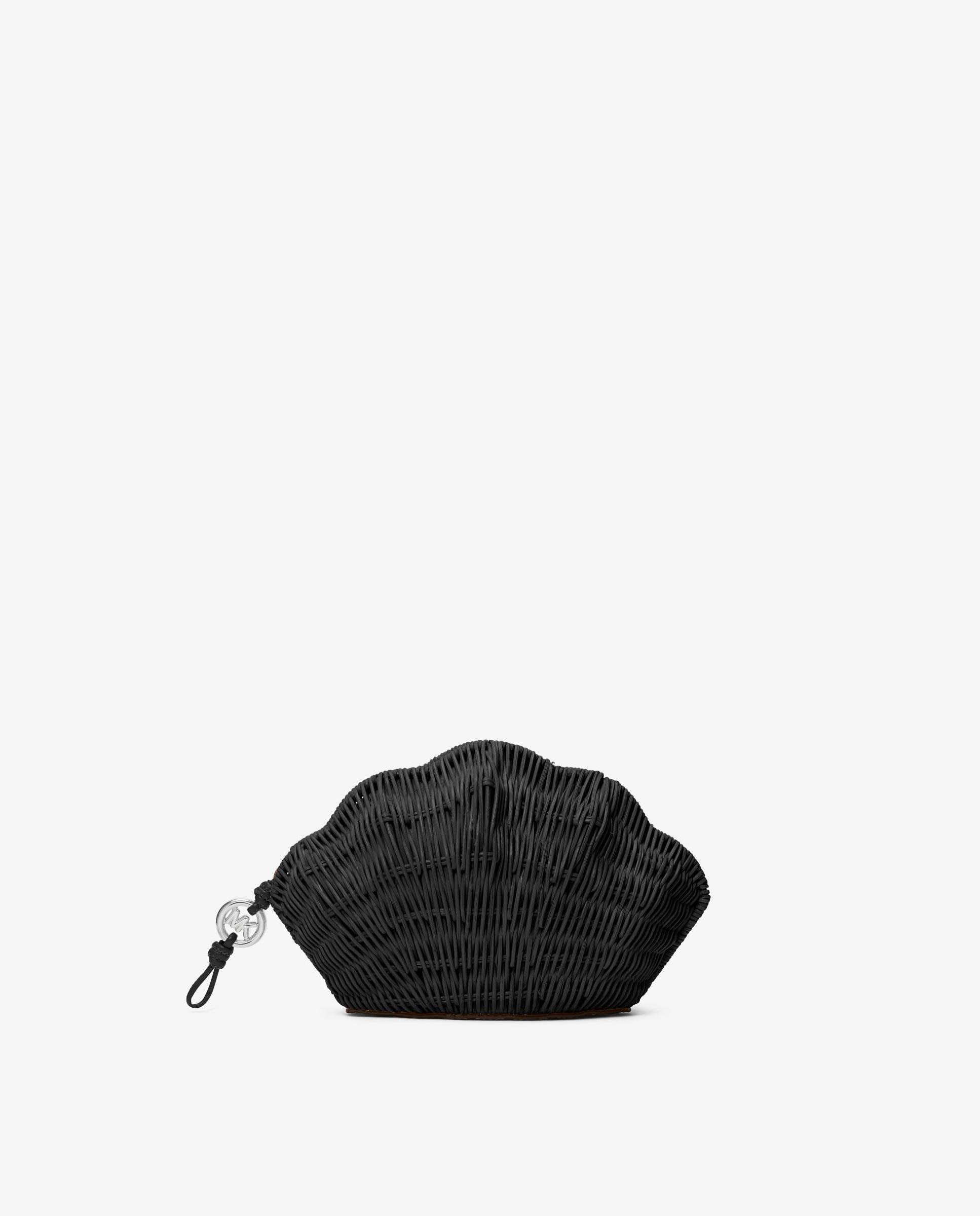 Bolso de mano shelly de ratán - Michael Michael Kors - Negro Negro-1