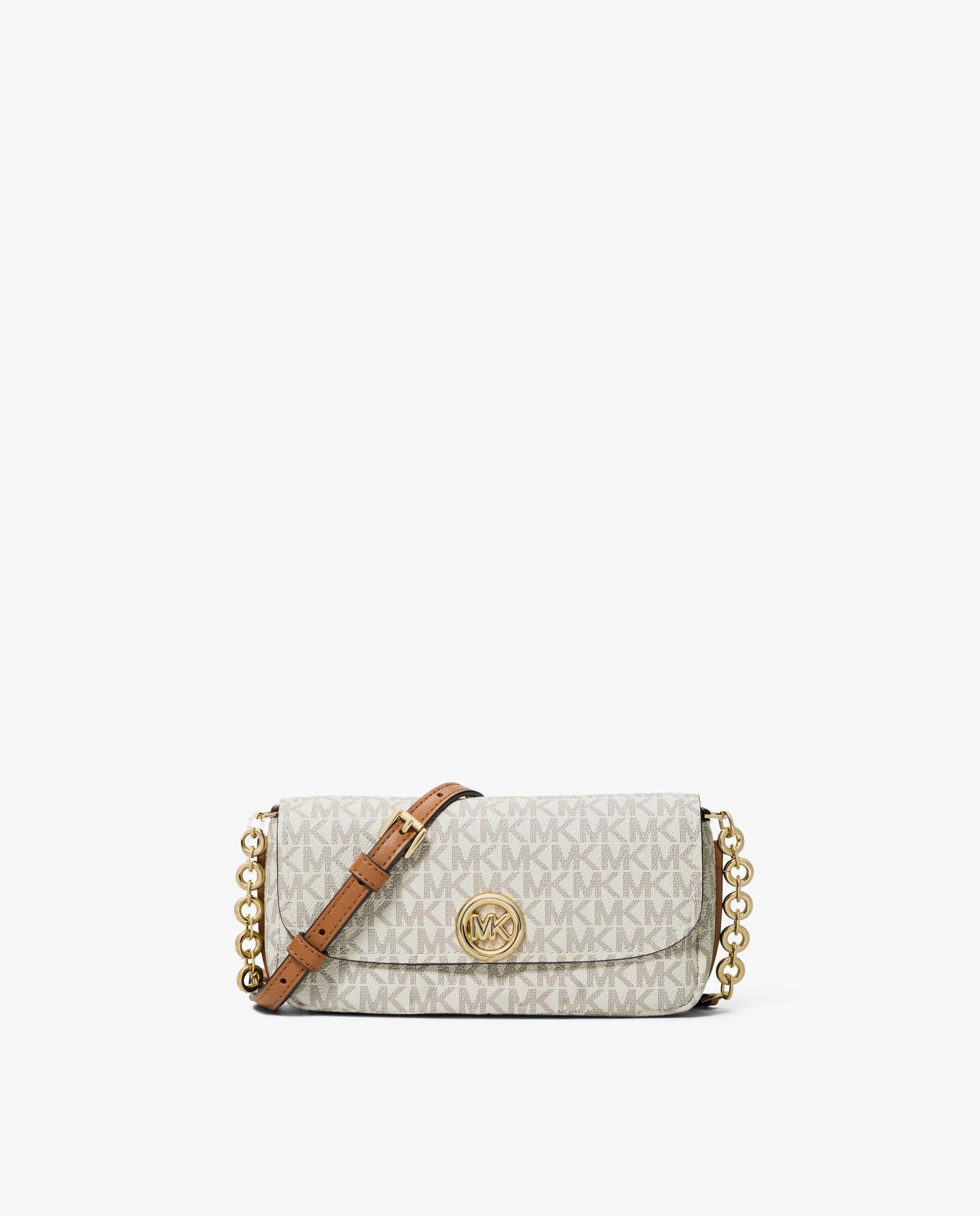 Bandolera de mujer nolita pequeña con logotipo - Michael Michael Kors - Marfil Marfil-1