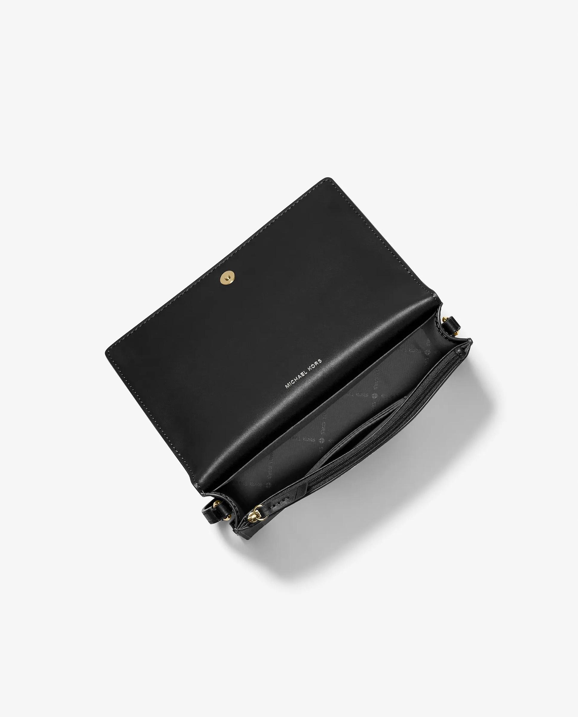 Bandolera de mujer marlowe mediana de piel - Michael Michael Kors - Negro Negro-3