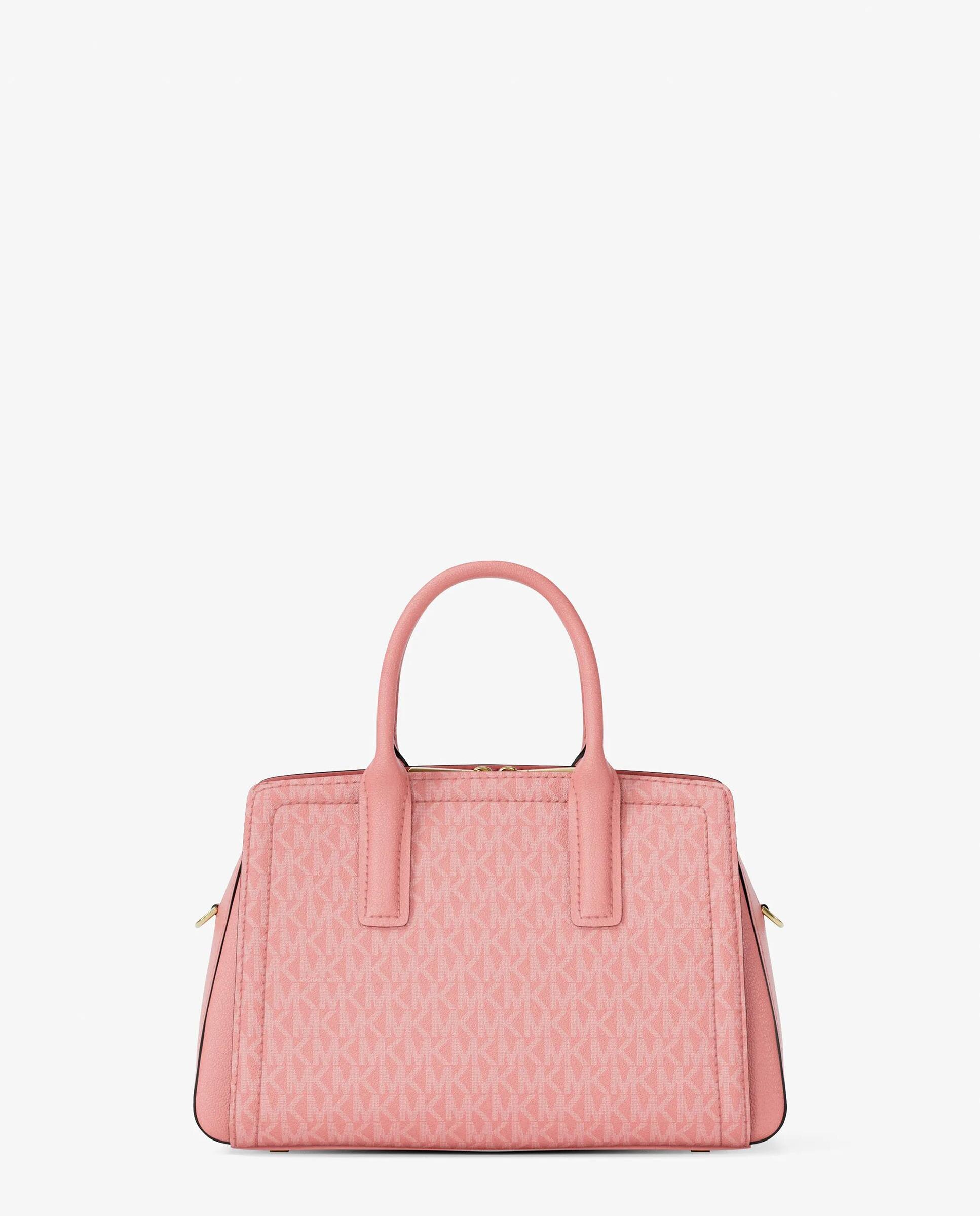 Bolso de mano satchel Laila convertible a bandolera - Michael Michael Kors - Rosa pastel Rosa pastel-5