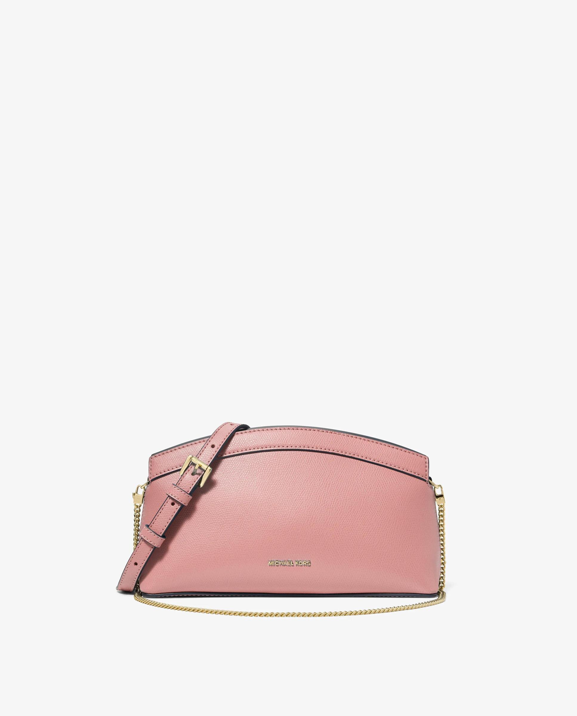 Bolso de mano transformable athena pequeño de piel - Michael Michael Kors - Rosa pastel Rosa pastel-1